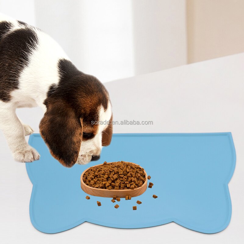 Pet Bowl Mat Factory - OEM Waterproof Spill Proof Silicone Easy
