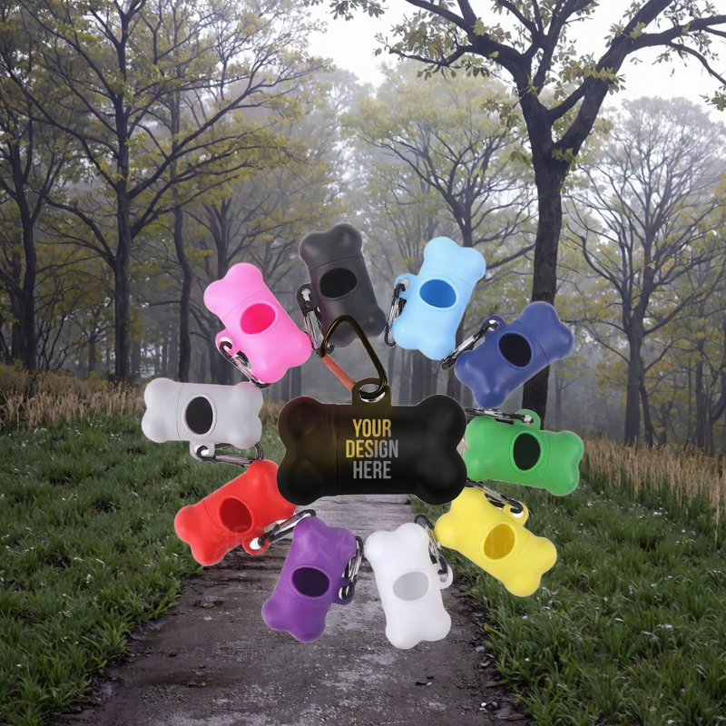 Dog Poop Bag Dispenser Factory - OEM Wholesale Outdoor Bone-Shape