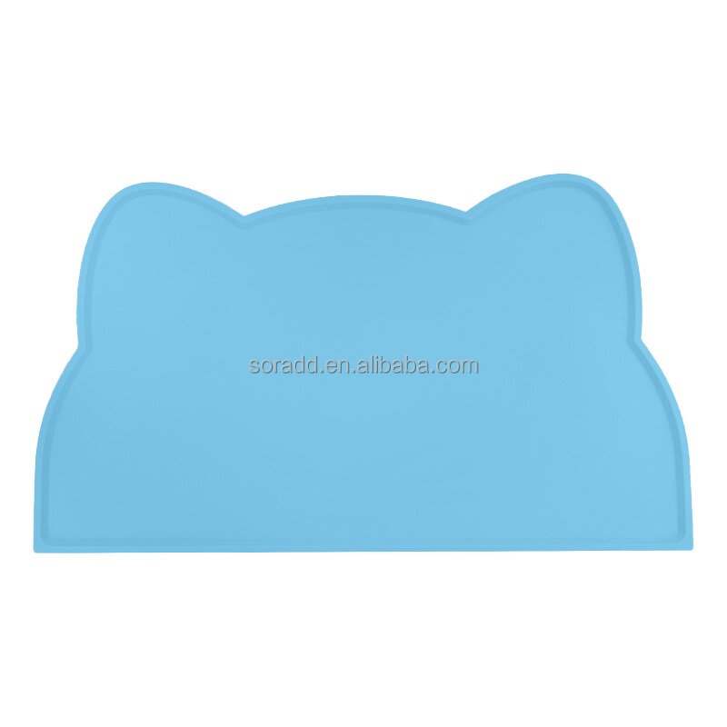 Pet Bowl Mat Factory - OEM Waterproof Spill Proof Silicone Easy