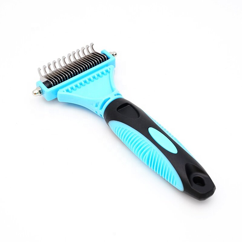 Pet Grooming Comb Factory - OEM Stainless Steel 23+12 Teeth