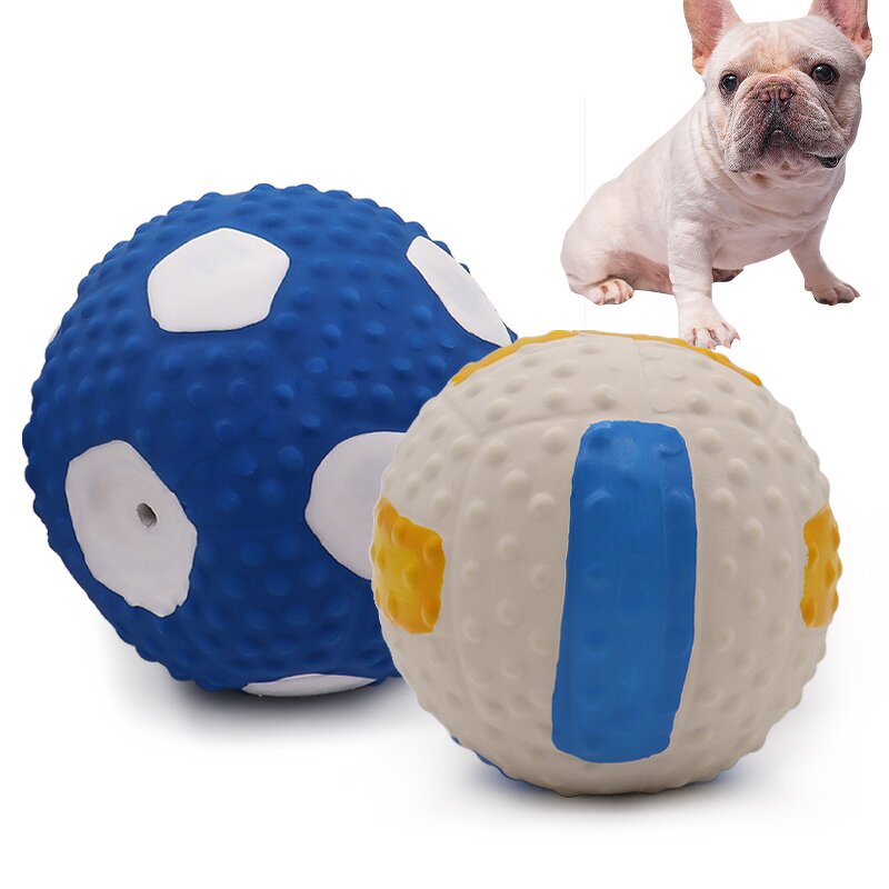 Dog Ball Toy Factory - OEM Squeaky Soft Bouncy Natural Latex