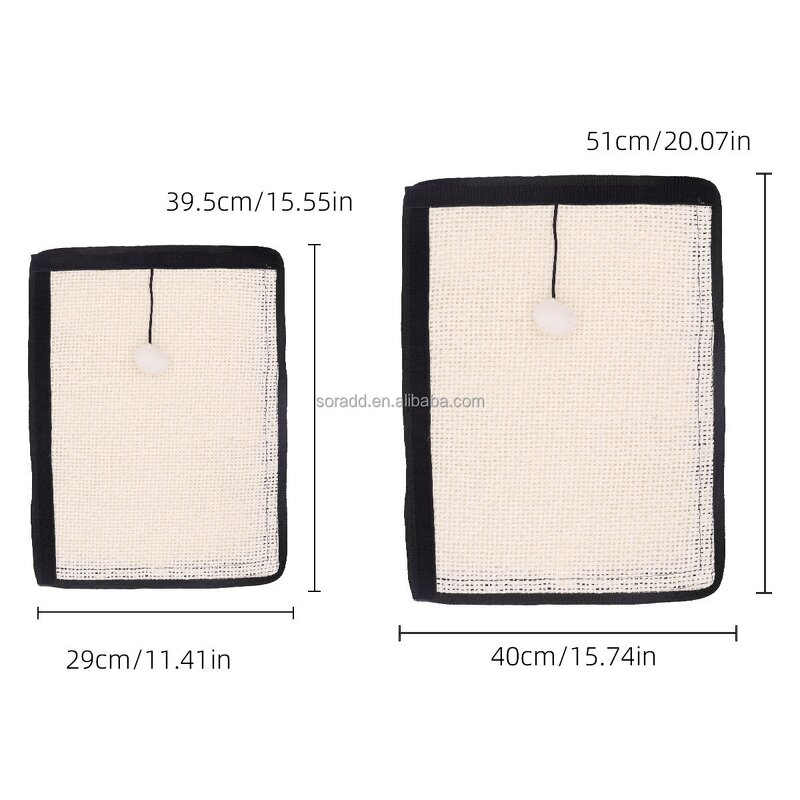 Cat Scratcher Mat Factory - OEM Natural Sisal Couch Protector