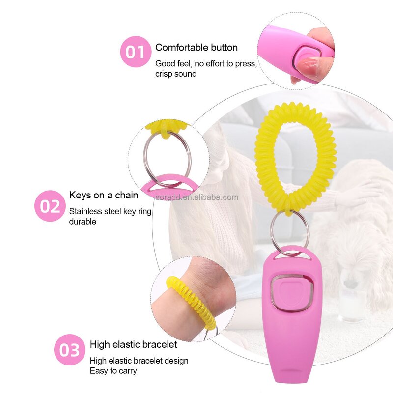 Dog Clicker Wrist Band Manufacturer - OEM Multicolor Training Tool