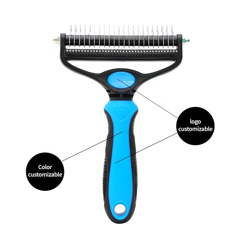 Pet Grooming Brush Manufacturer - OEM Private Label 2-in-1 Rake