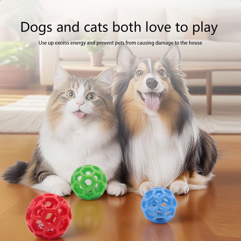 Pet Toy Ball Factory - OEM Wholesale Hollow TPR Plastic Bell