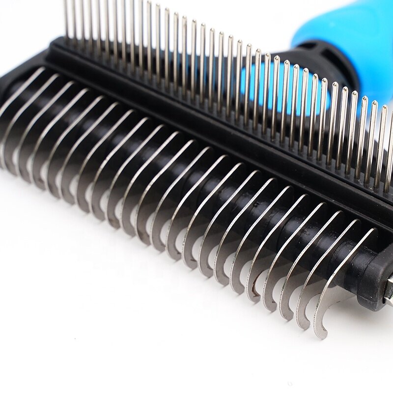 Pet Grooming Brush Manufacturer - OEM Private Label 2-in-1 Rake