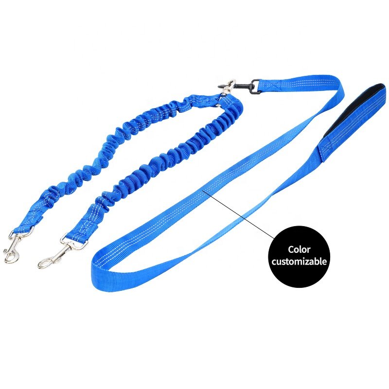 Pet Dog Leash Factory - OEM Heavy Duty Bungee Nylon Double