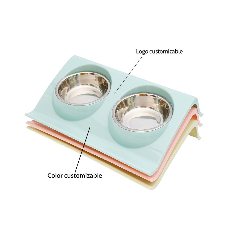 Pet Stainless Steel Bowls Factory - OEM Wholesale No Spill Non-Skid