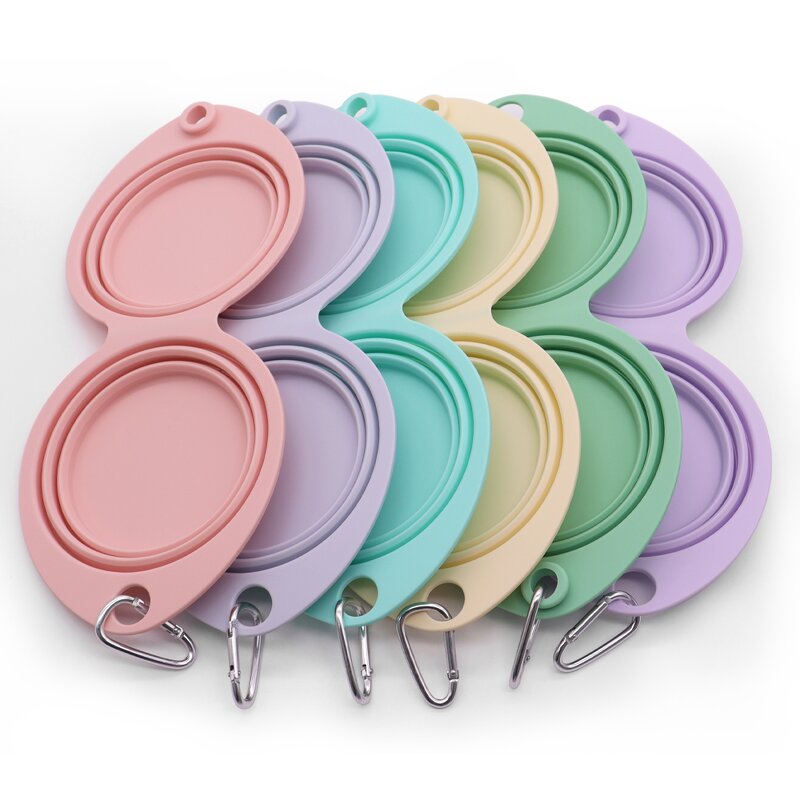 Pet Travel Bowls Factory - OEM ODM 2 in 1 Silicone Collapsible
