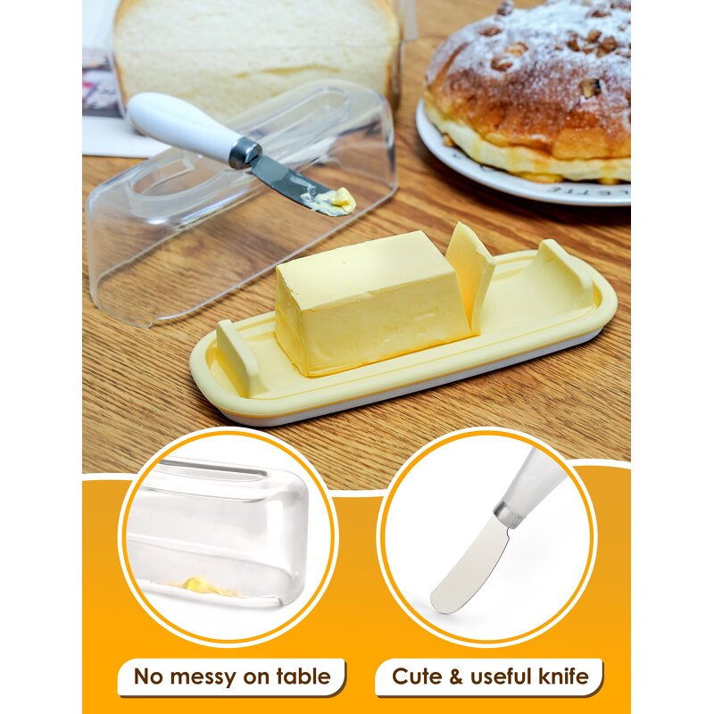 Butter Container Factory - OEM ODM Silicone Base with Lid Knife