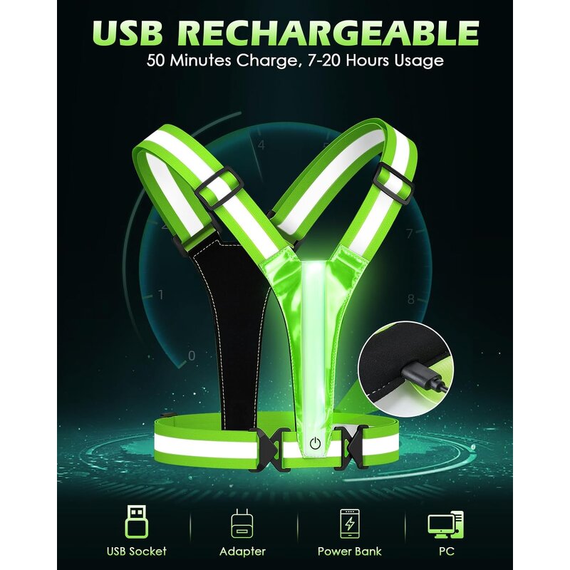 Reflective Safety Gear Factory - OEM High Visibility Adjustable Vest