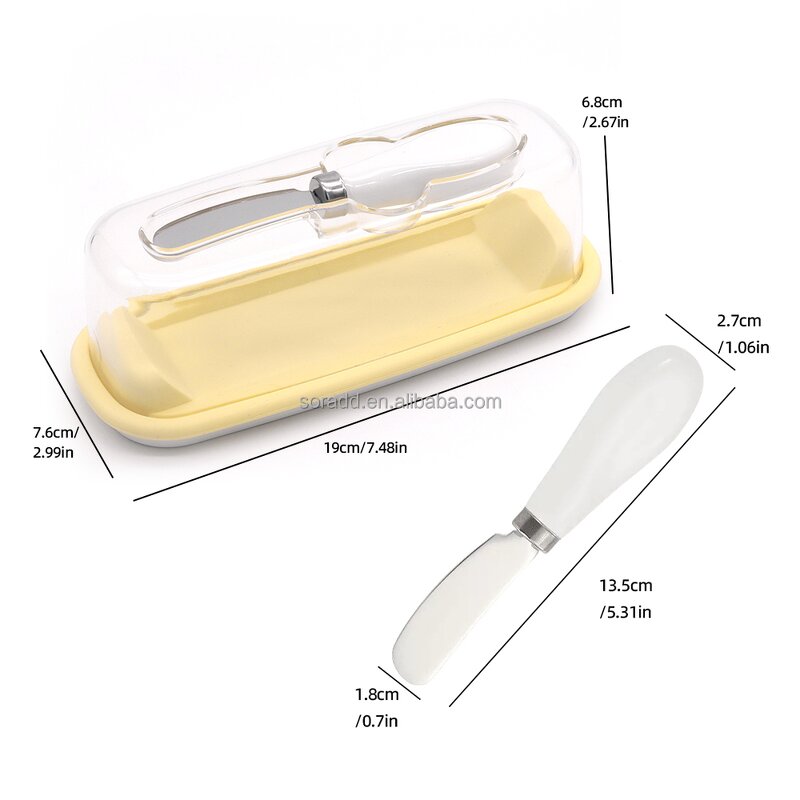 Butter Dish Factory - OEM ODM Modern Design Silicone Base