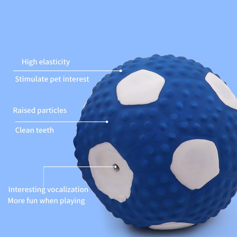 Dog Ball Toy Factory - OEM Squeaky Soft Bouncy Natural Latex