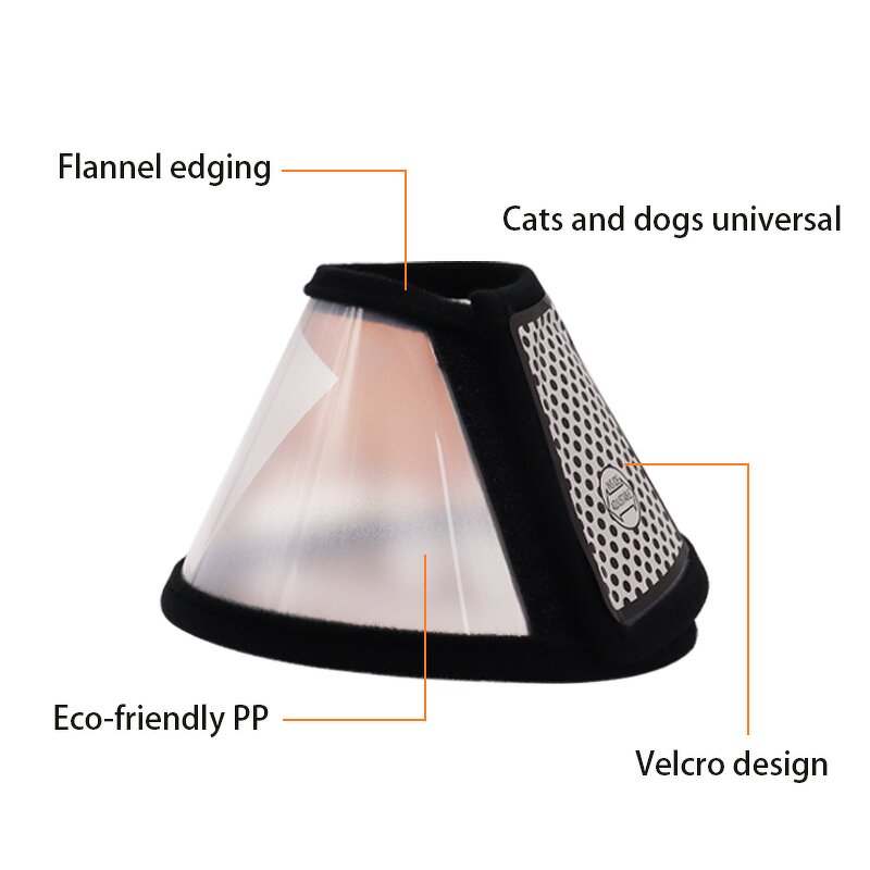 Pet E-Collar Factory - OEM Anti-Bite Lick Wound Healing Plastic