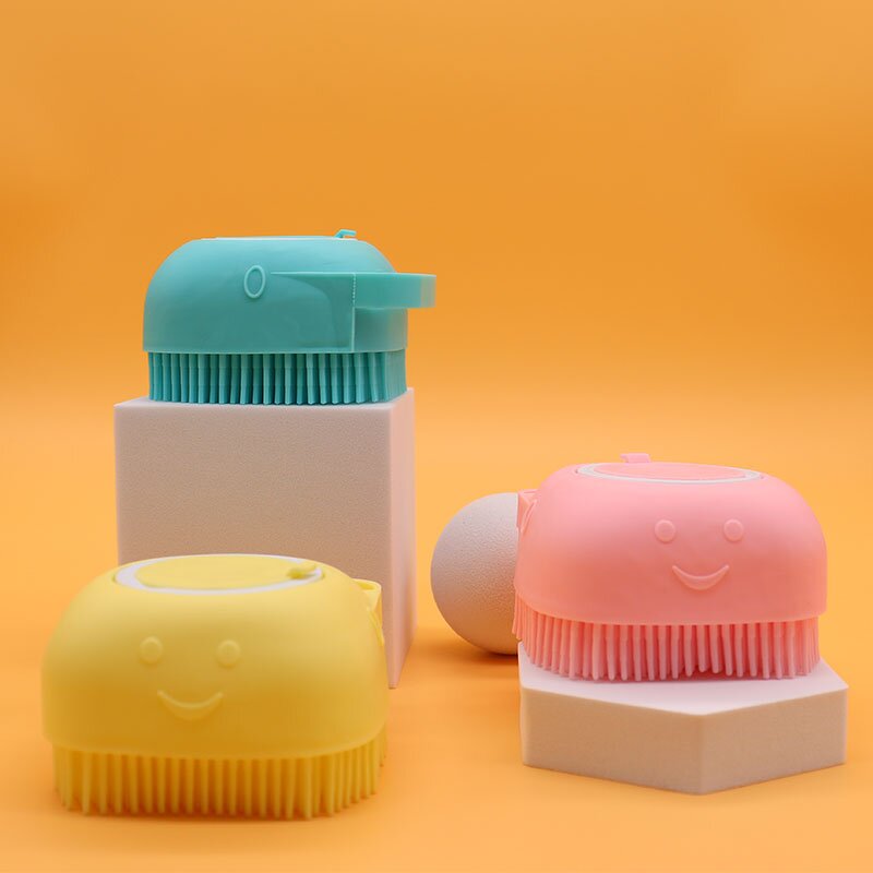 Pet Bath Brush Manufacturer - OEM Soft Silicone Shampoo Container