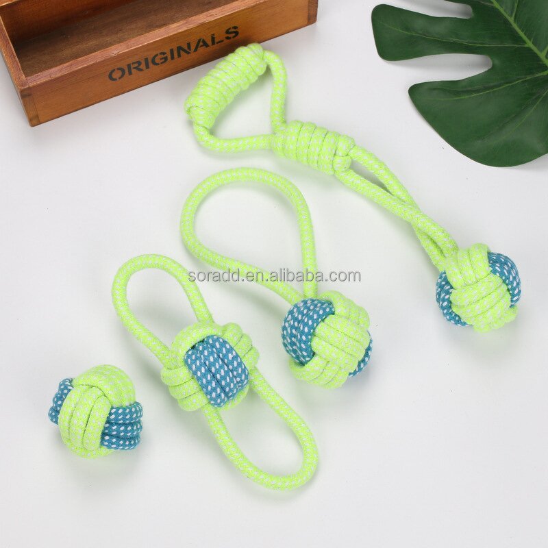 Dog Rope Toy Manufacturer - OEM Knotted Woven Eco-Friendly Cotton