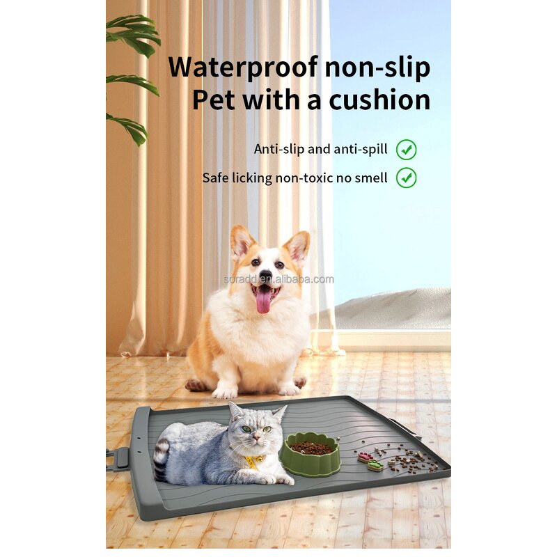 Pet Feeding Mat Factory - OEM 2025 New Large Washable Silicone