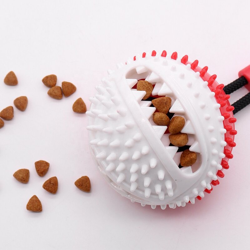 Dog Food Dispensing Ball Factory - OEM Interactive Tug of War Toy