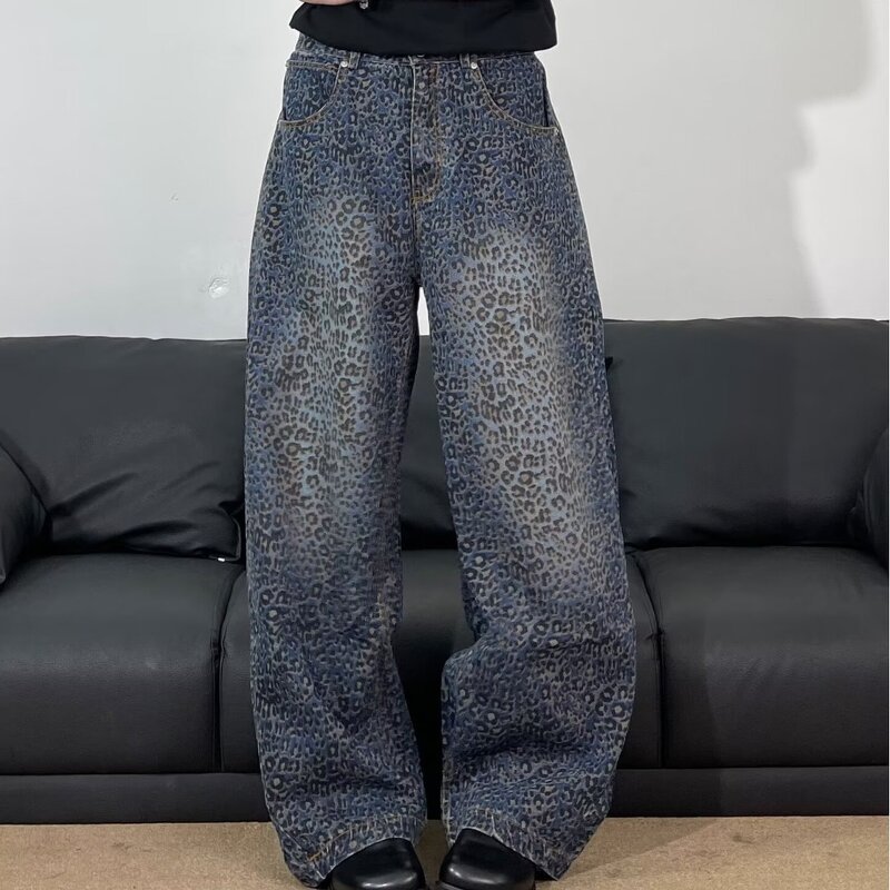 Men's Jean Shorts Manufacturer - OEM Men High Street Straight-Leg Loose Fit