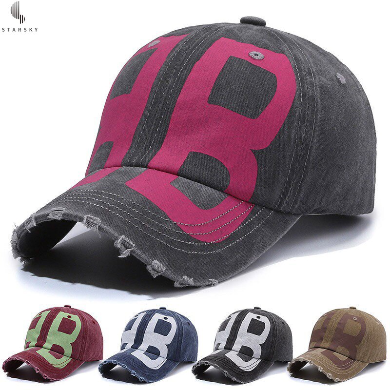 Men's Baseball Cap Manufacturer - OEM American Vintage Washed Custom Embroidery 6 Panel