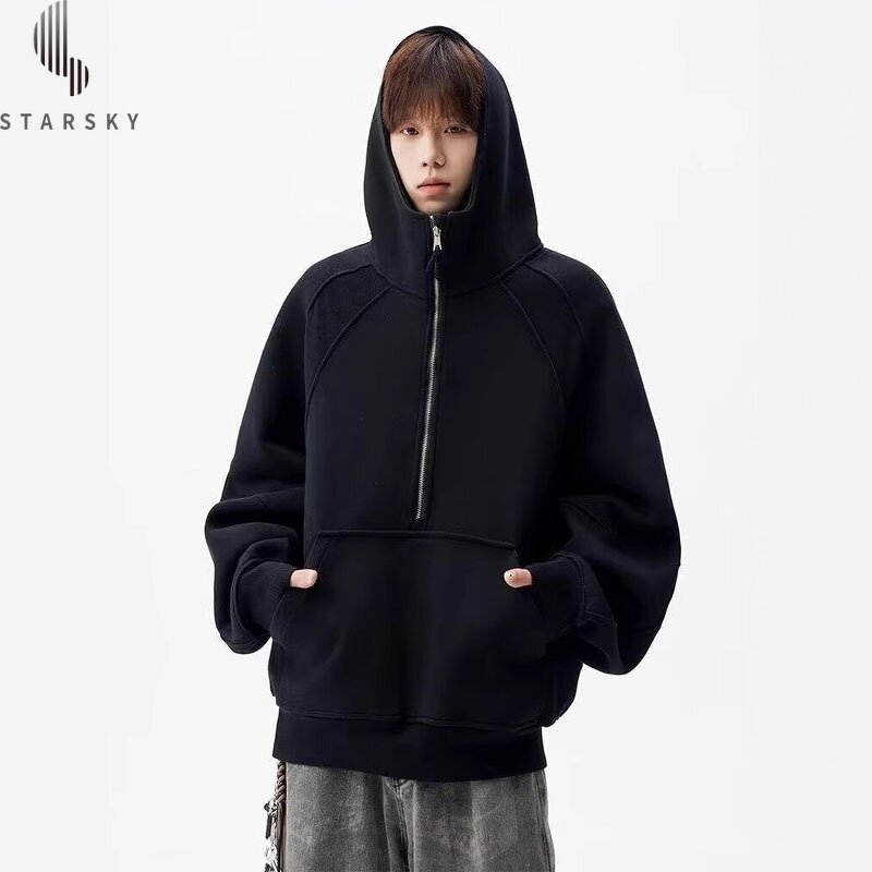 Men's Hoodies Supplier - OEM New Design 520G Heavy Weigh Solid Custom Logo