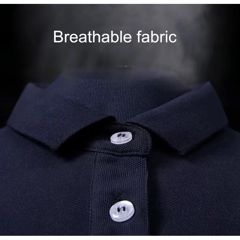 Men's Polo Shirt Factory - OEM High Quality Short Sleeve Business Style Plus Size