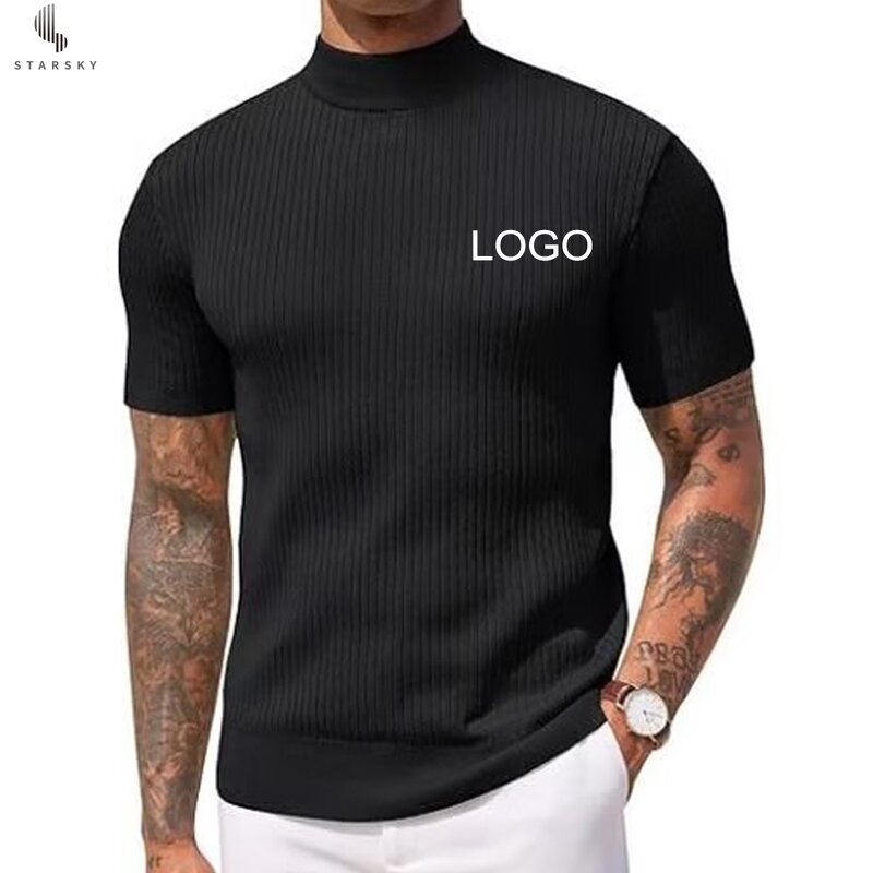 Men's Polo Shirt Manufacturer - OEM Custom Men's Slim Fit Printed Logo Breathable