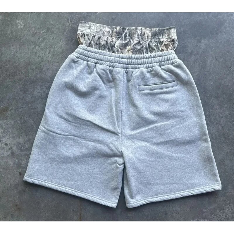 Men's Shorts Manufacturer - OEM American Style Knitted Elastic Waist Straight