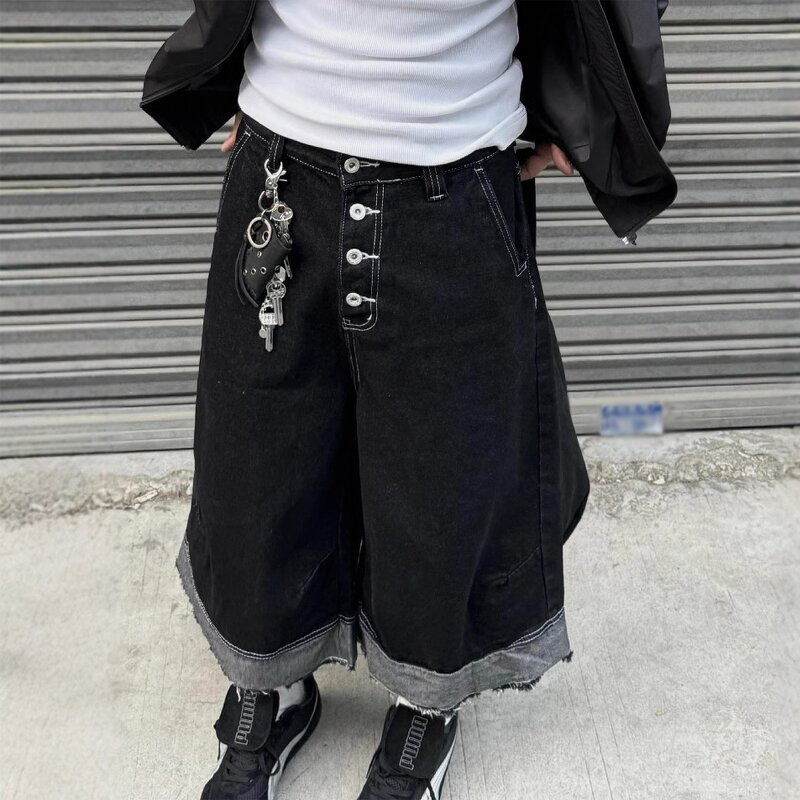 Men's Shorts Factory - OEM Men's Retro Leopard Print Casual Loose Straight