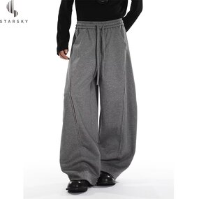 Men's Sweatpants Factory - OEM New Simple Side Striped Heavyweight Loose Sports