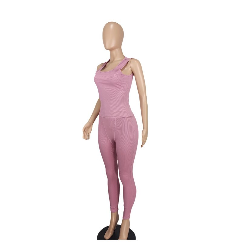 Women's Two Piece Set Supplier - OEM Women Summer Cute Sport Street Tight Top Shorts