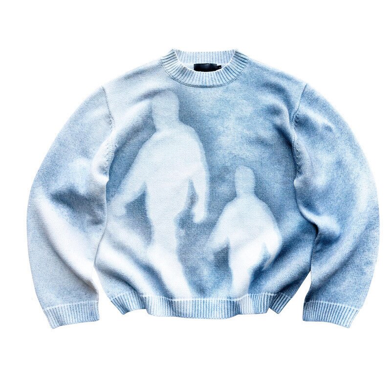 Men's Knitted Hoodie Supplier - OEM Wool Blend Hoodie Custom Embroideries Jacquard