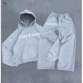 Sweatsuit Factory - OEM Custom Heavy Weight Stripe Design Baggy Streetwear