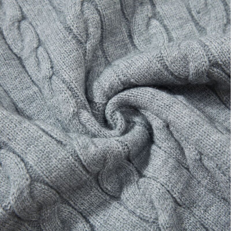 Men's Cardigan Manufacturer - OEM 2025 Winter Retro Loose High Collar Knitted Casual