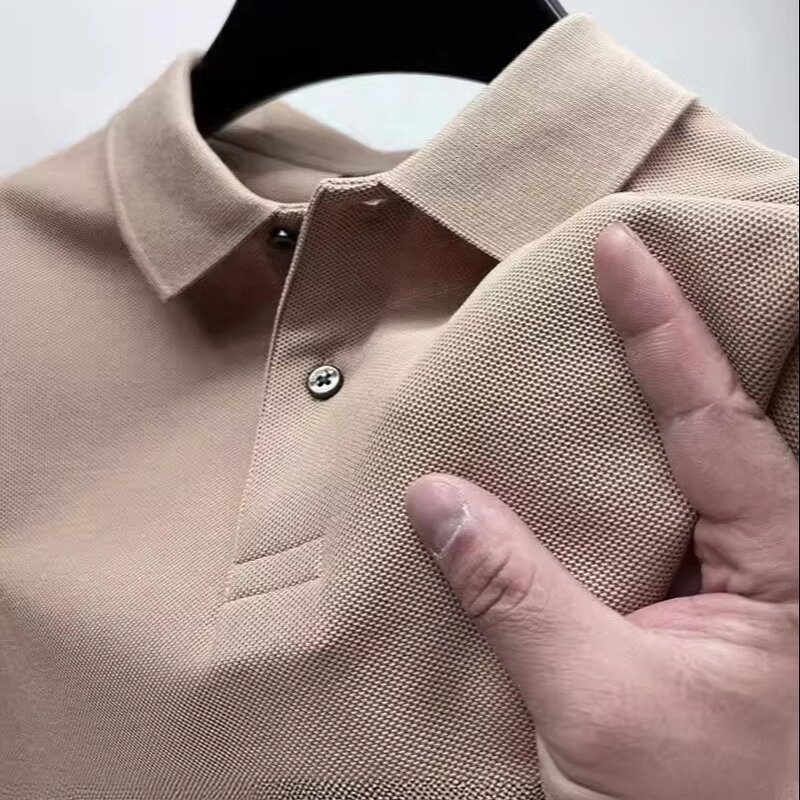 Men's Polo Shirt Factory - OEM High Quality Luxury O-neck Short Sleeve Knitted