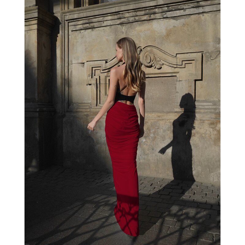 Women's Dress Manufacturer - OEM 2024 New Summer Women Ribbed Underneath Ruffle