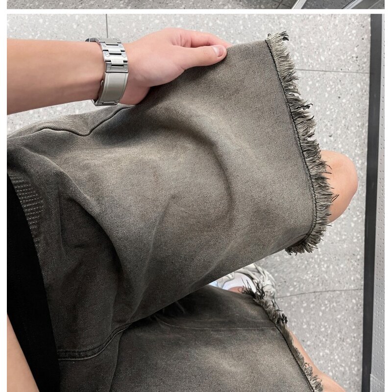 Men's Jeans Shorts Manufacturer - OEM Wholesale Retro Denim Summer New Arrival