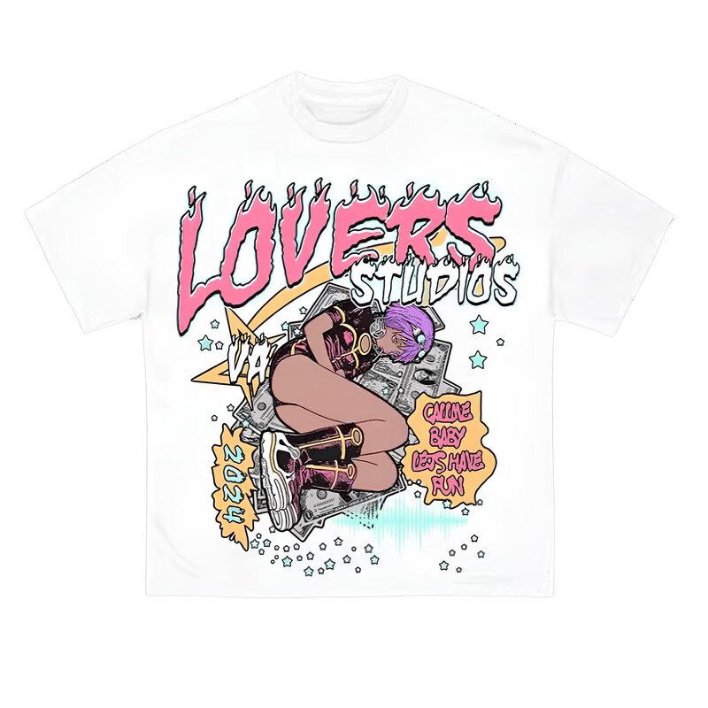 Women's T-Shirts Manufacturer - OEM Summer Street Wear Women's Polyester Printed Crop