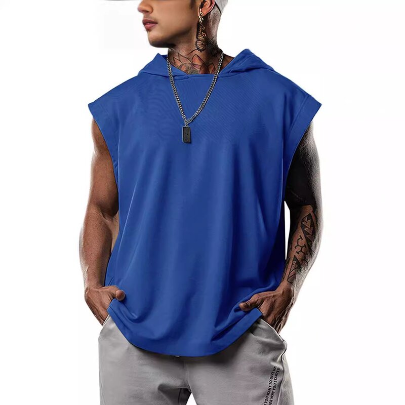 Men's Tank Tops Supplier - OEM 2025 Summer Streetwear Pure Cotton 275g Sleeveless