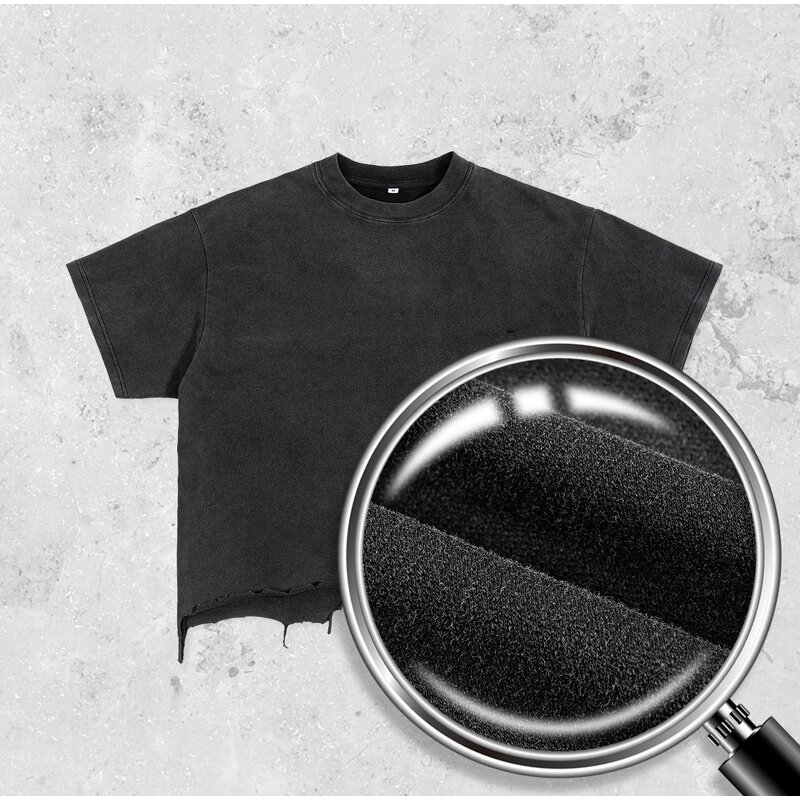 Men's T-Shirt Factory - OEM Men's Casual 305G Heavy Pure Cotton Long Sleeve