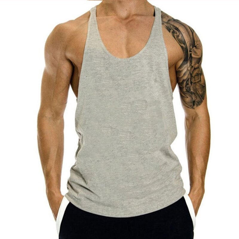 Men's Gym Vest Supplier - OEM Summer Fashion Blank Men's Quick Drying Tank Top