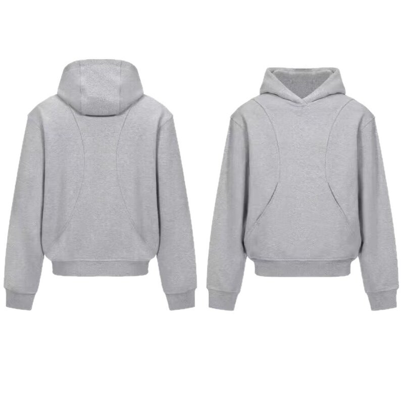 Men's Hoodie Manufacturer - OEM Custom Black Solid Oversized Hooded Sweater Zipper