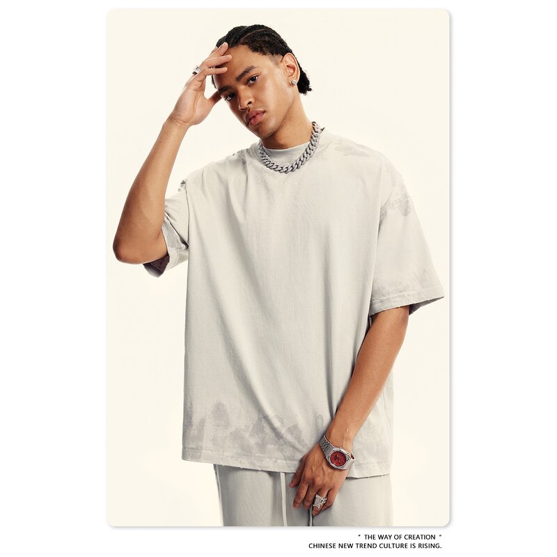 Men's Tank Top Supplier - OEM Custom Logo Cotton Vintage Street Style Casual Sport