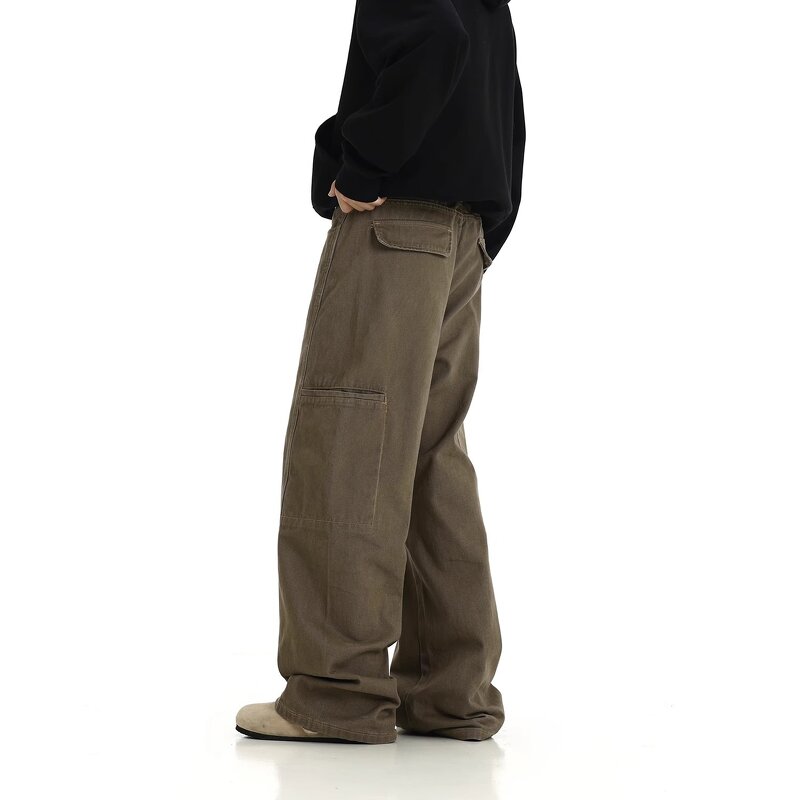 Men's Jeans Supplier - OEM High Street Straight-Leg Custom Logo Loose