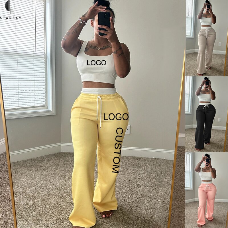 Women's Tracksuits Supplier - OEM Custom Logo 1.2kg Heavyweight Loose Fit Terry