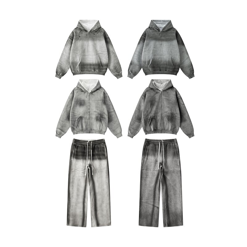 Men's Hoodie Supplier - OEM Customizable Camo Pullover 100% Cotton Fleece Loose