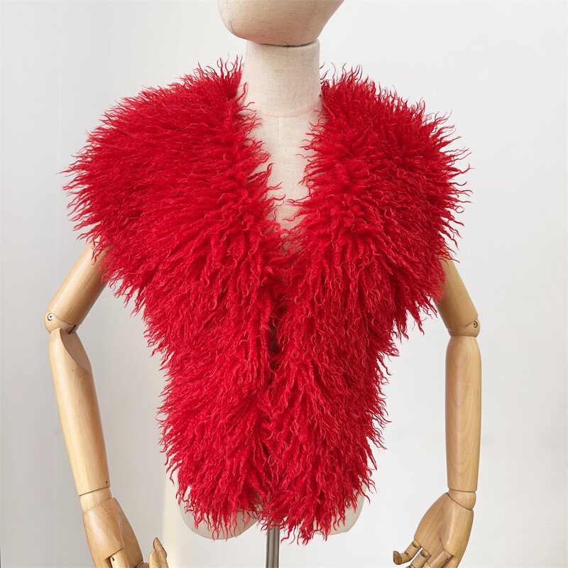 Ladies Fur Vest Factory - OEM New Sexy Backless Fur Collar Halter Top