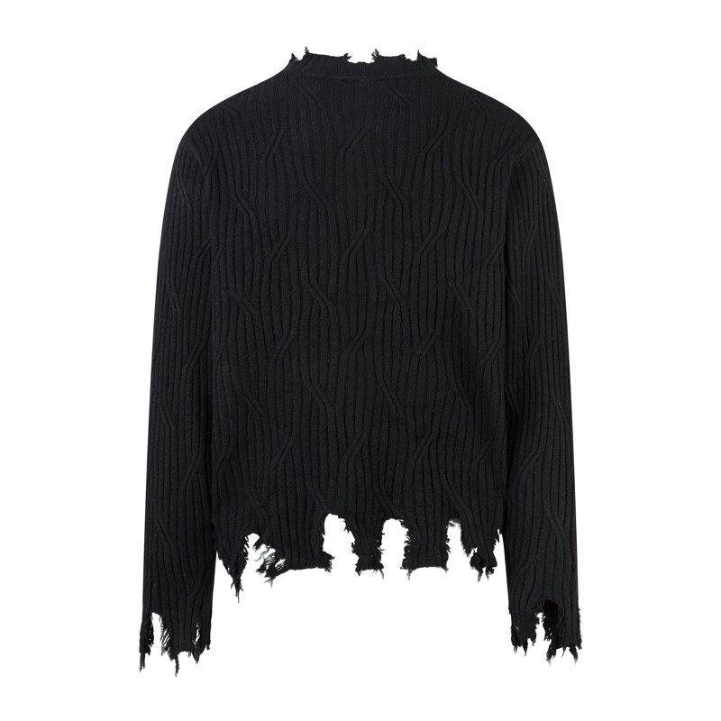 Men's Cardigan Supplier - OEM Men's New Retro Old Money Style Acrylic Winter Coat