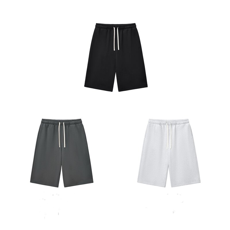 Men's Sweat Shorts Factory - OEM Custom logo Embroidery Double Waist Running