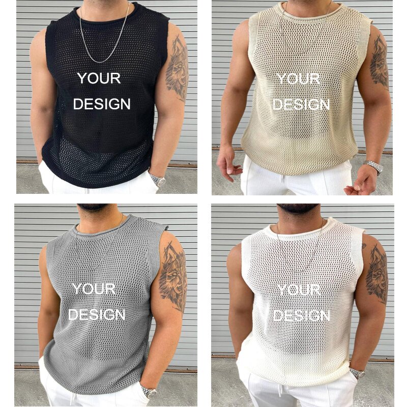 Men's Gym Tank Top Supplier - OEM Men's Quick-Drying Sports 260G Cool Sense Cotton